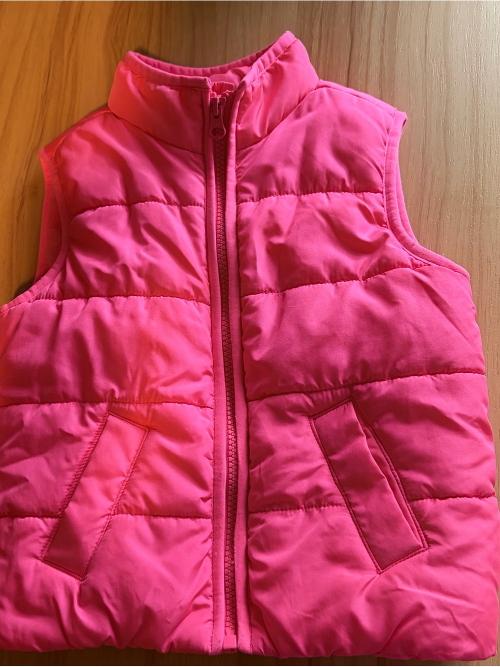 NWOT The Children’s Place Bright Pink Puffer Vest